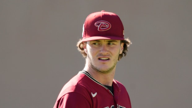 Blake Walston participates in the Minor League portion of Spring Training